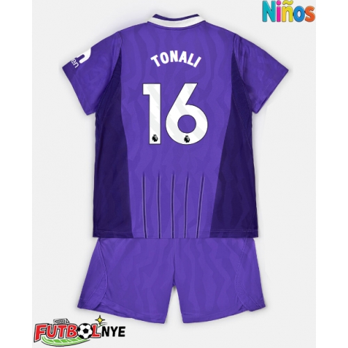 Camiseta Tottenham Hotspur Sandro Tonali #16 Tercera Equipación para niños 2026-27 manga corta (+ pantalones cortos)